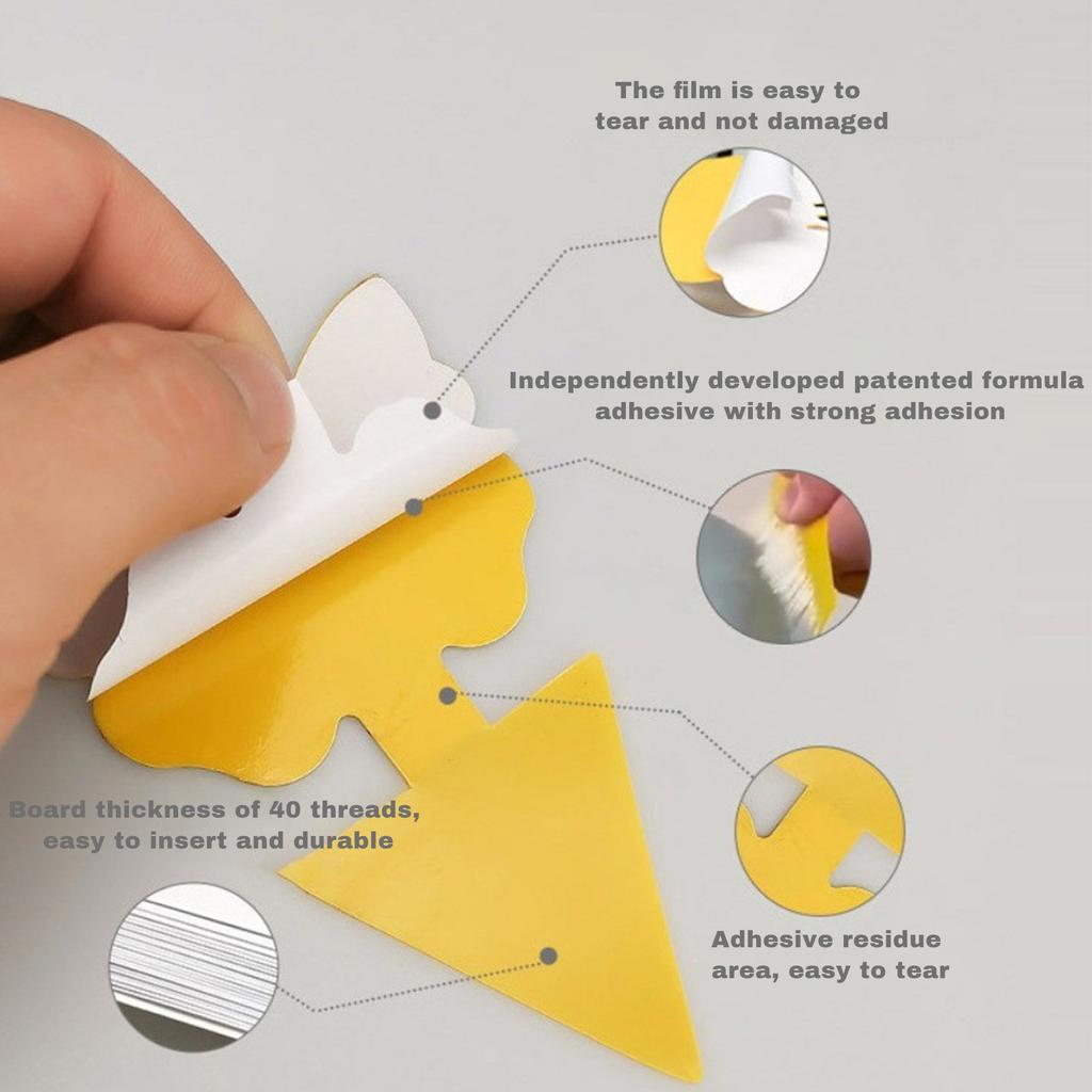 Double Sided Special Shaped Sticky Board Insect Yellow Board Flying