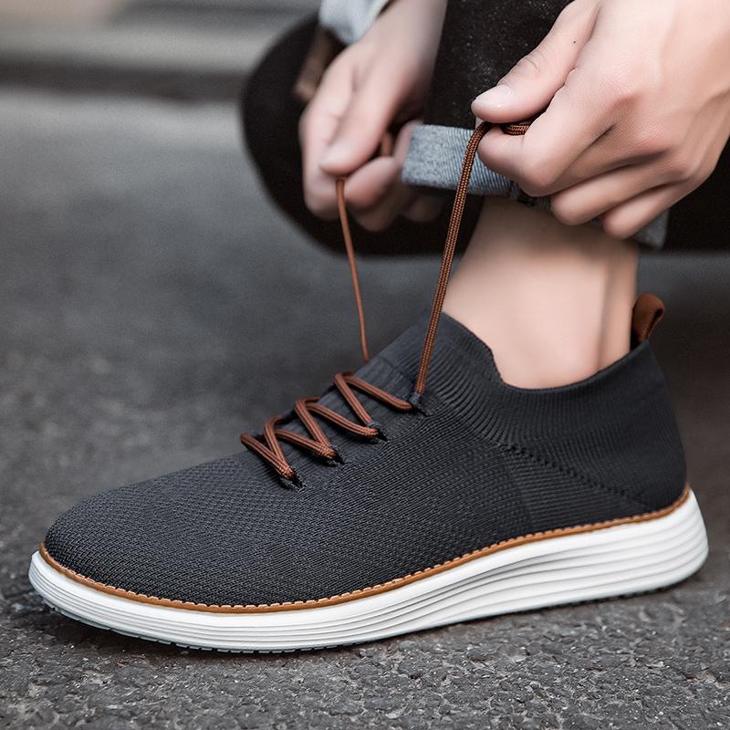 Witte Mesh Heren Sneakers Grote Maten 39-50 Ademende Casual Sneakers Heren Lichte Slip-on Hardloopschoenen voor Mannen Zapatillas Hombre