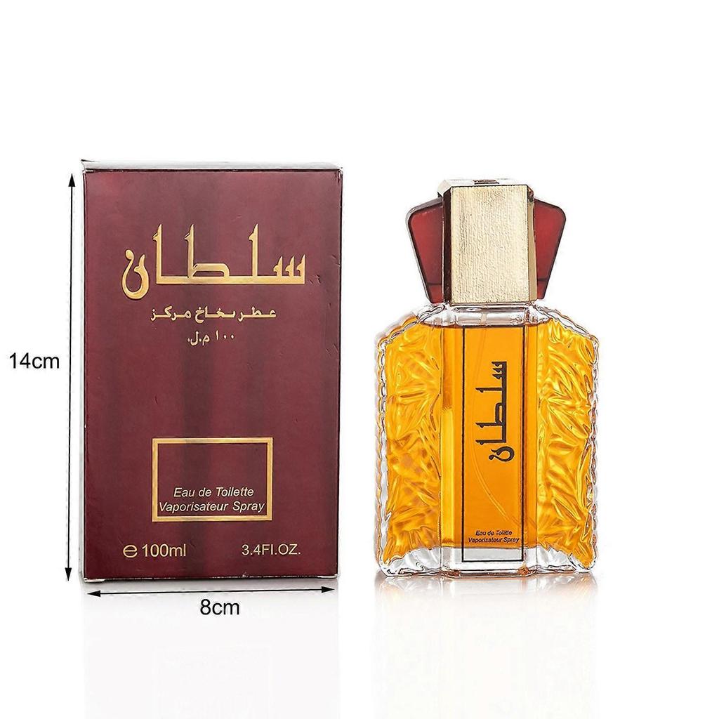 Arabian Perfumes For Men 100ml Sultan Eau Toilette Dubai Retro Mens Fragrances Concentrated Long Lasting Arabes Perfume For Men
