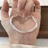 Pearl and Silver Double-layer Bracelet for Women, A New and Exquisite 2026 Design, Perfect As A Gift for Your Girlfriend.