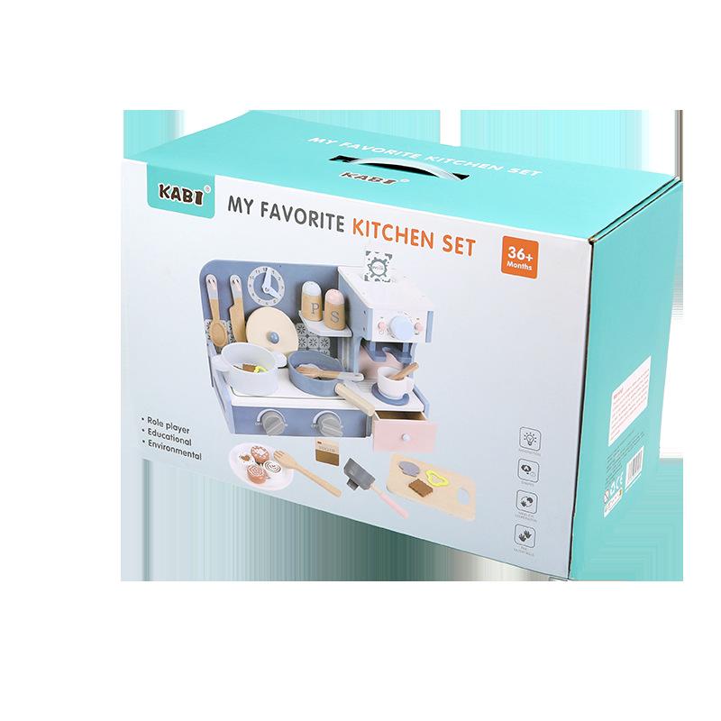 Play Kitchen Toy Set for Children s Early Education and Role-Playing 40.5cm x 20cm x 26.5cm