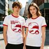 Camp Burning Bush T-Shirt Bad Counselors Red Ringer Tees Short Sleeve O-neck Fashion Unisex Tshirts Casual Fashion Graphic Merch