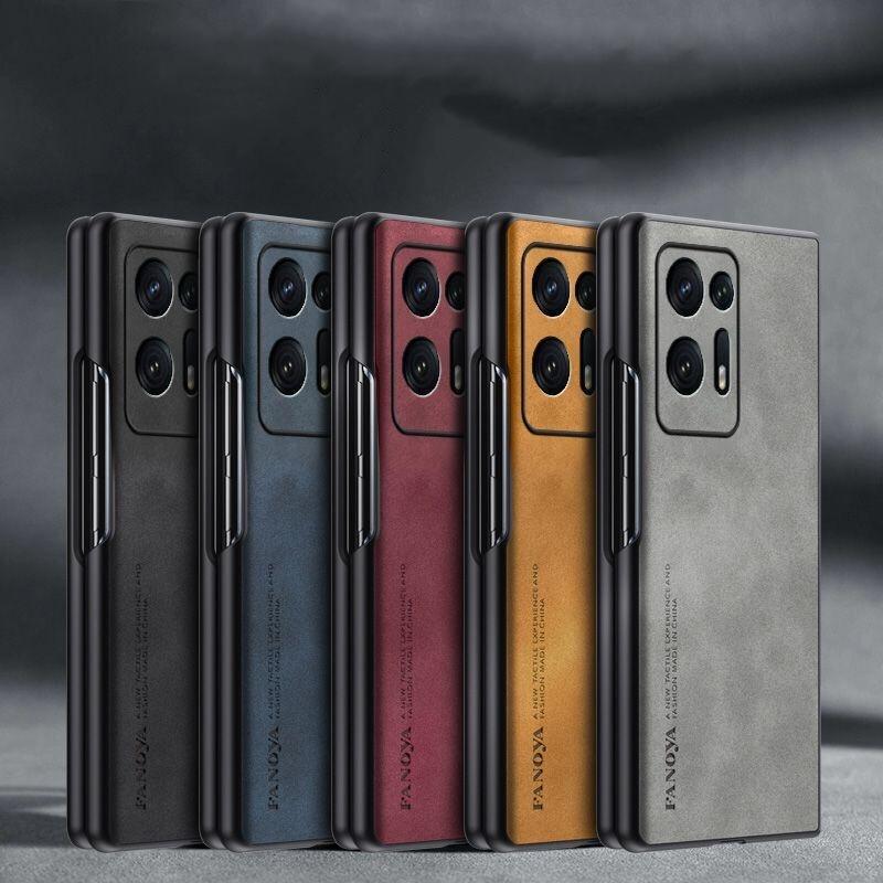 Luxury Leather Case For OPPO Find N2 Case Soft Silicone Protection Phone Cover For Find N 2 5G Capa Funda Coque Stylish Bumper