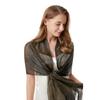 Rayon Scarf, Gold And Silver Silk Flat Scarf, Thin Shawl, Bag Head Scarf, Polyester Scarf, Multi-Color.