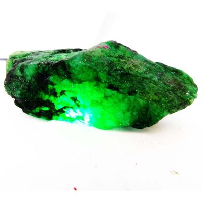 Natural Green Emerald Loose Gemstone 444 Ct Rough for Lapidary and Gem Collections
