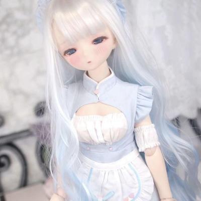 [USED] AX767 BJD 1/3 Doll Wig, Heat Resistant, Handmade