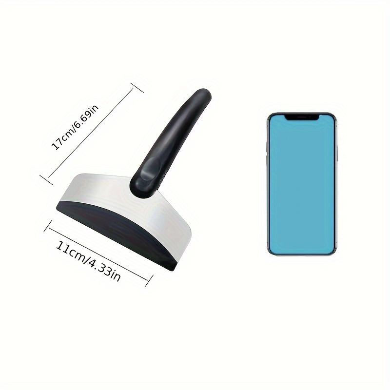 1PC Stainless steel snow shovel for automobiles, winter ice scraping tool that does not damage glass snow brush