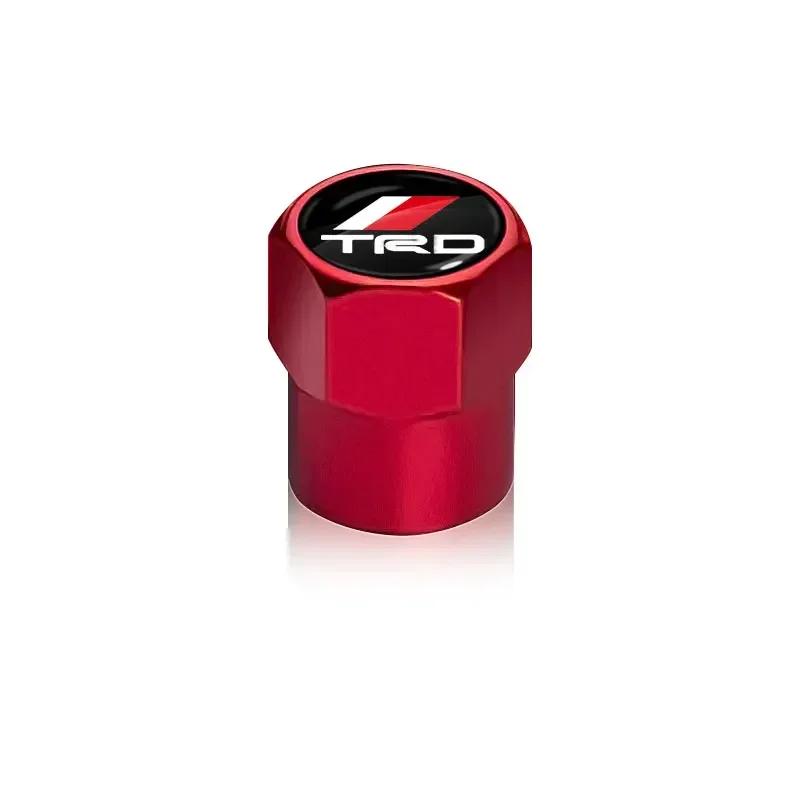 Car Tyre Hexagonal Valve Stem Cover Dust Caps Accessories For Toyota TRD RAV4 Avensis Yaris Levin Crown Vios Sienna Corolla