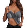 Women's Fashion Solid Color Camisole with Built-in Bra