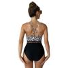 2023 Ruffle Lace Print One-Piece Women's Swimsuit