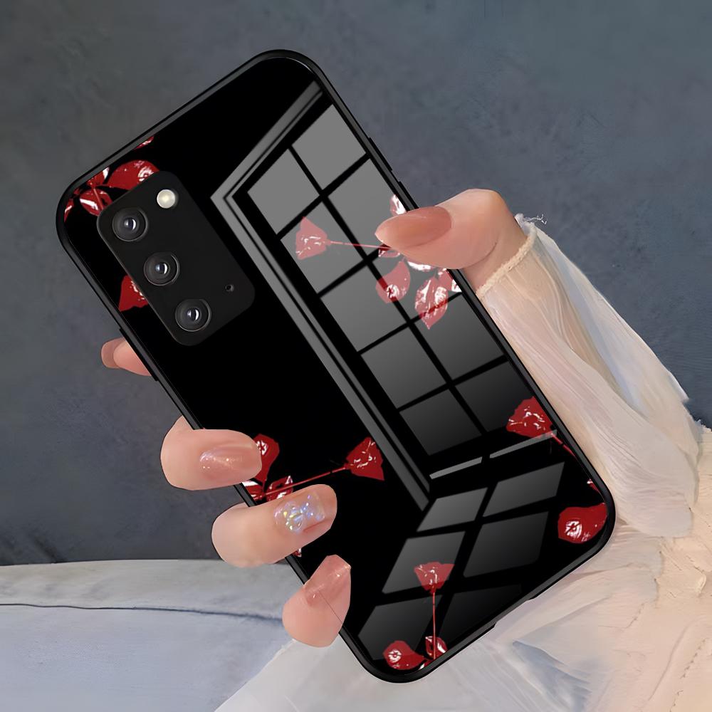 Depeche Mode Rock Band Phone Case For Samsung S26 S25 Plus S20 S20 Plus S22 Ultra S23 FE S21 Plus S21 Ultra Glass Cover