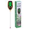 Mcbazel 4-in-1 Multifunctional Soil pH Meter, Digital Soil Tester, Illuminance/pH/Temperature/Moisture Meter, Suitable for Indoor/Outdoor Plants, Agri