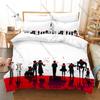 Petals of Reincarnation Bedding Set, Duvet Cover + 2 Pillowcases Fantasy Character Print Bed Linens for Home & Dorm