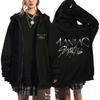 Popular Sweater Straykids Surrounding Harajuku Printed Sweater Hooded Loose Zipper Sweater