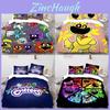 Luxurious Three Piece 3d Digital Print Bed Set Featuring Soft Microfiber Cartoon Design