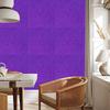 Glitter wallpaper, purple background, purple center for living room and bedroom 50x1000