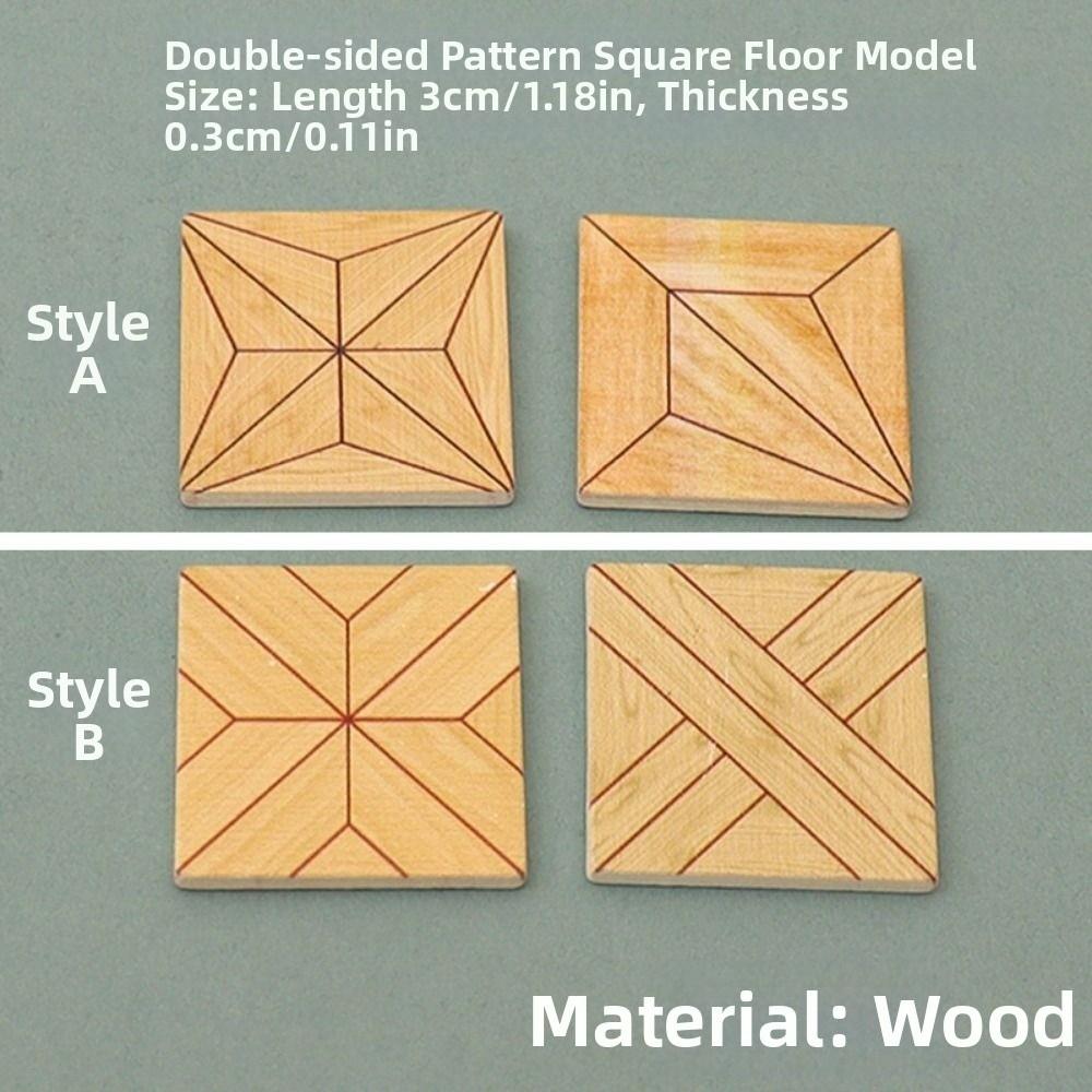 10 Stück Mini Holzboden Holz Puppenhaus Bodenfliesen Passen 1:12 Puppenhaus