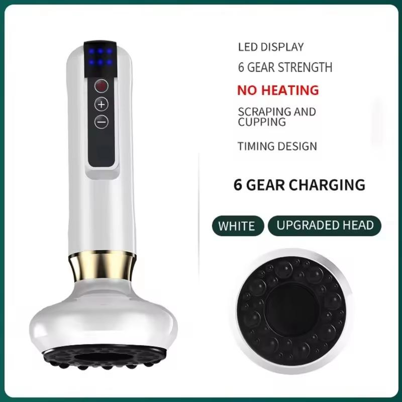 Smart Vacuum Massage Jars Rechargeable Cupping Device Infrared Red Light Warm Compress Body Back Shoulder Chinese Suction Cups