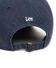 LEE Herringbone House Label Half-Curve Ball Cap Purple