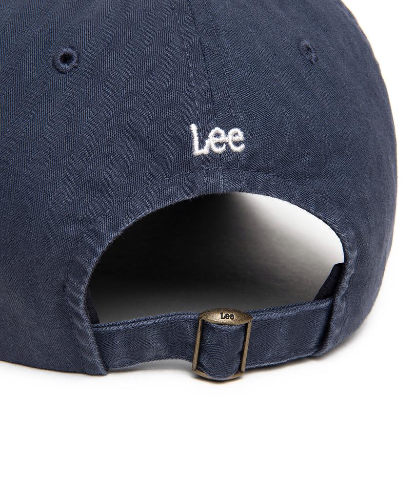 LEE Herringbone House Label Half-Curve Ball Cap Purple