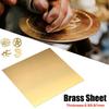 New Copper Brass Plate Sheet 0.5mm 0.8mm 1mm Multiple Sizes Brass Sheet Contruction Brass Pad