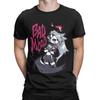 Hazbins Hotels Helluva Loona Bad Mood Men T Shirt Funny Tees Short Sleeve Round Collar T-Shirt Pure Cotton Gift Idea Tops Shirt