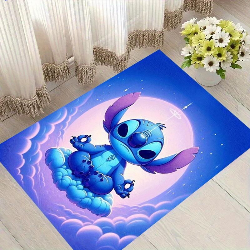 

1pc Stitch Pattern Area Rug Soft Flannel Floor Mat for Living Room,Office,Bedroom and Carpet,Sofa Coffee Table Floor Mat 60cm by 90cm