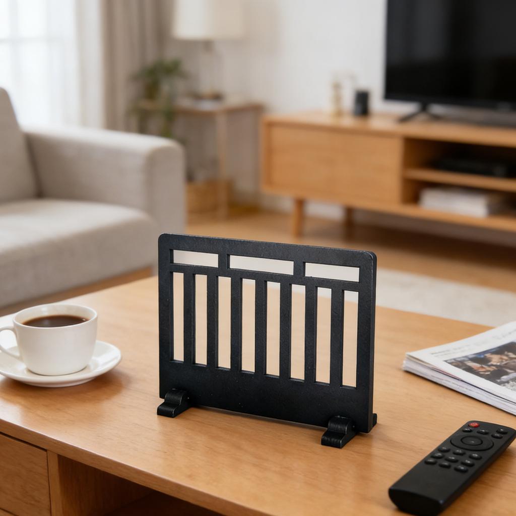 Japanese Style Wooden-Screen Ornament for Home Decoration Photography Prop Natural-Wood Material
