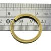 12Pcs Flat Split Rings s Keychains Keys Holder