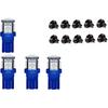 10Pack T10 194 168 LED Light Bulb PC194 PC195 PC160 PC161 PC168 Instrument Panel Gauge Cluster Dashboard Automotive Light Bulb Bright Blue