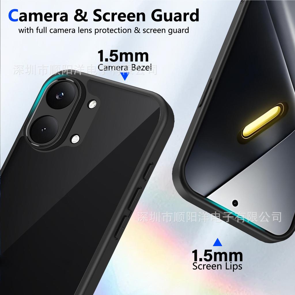 Black phone case for Xiaomi POCO X8 ProMax X7 Pro X6 anti-drop matte case