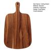 Wood Cutting Board Charcuterie Board Dual-Sided Cheese Board for Kitchen Camping Food Serving Tray with Handle