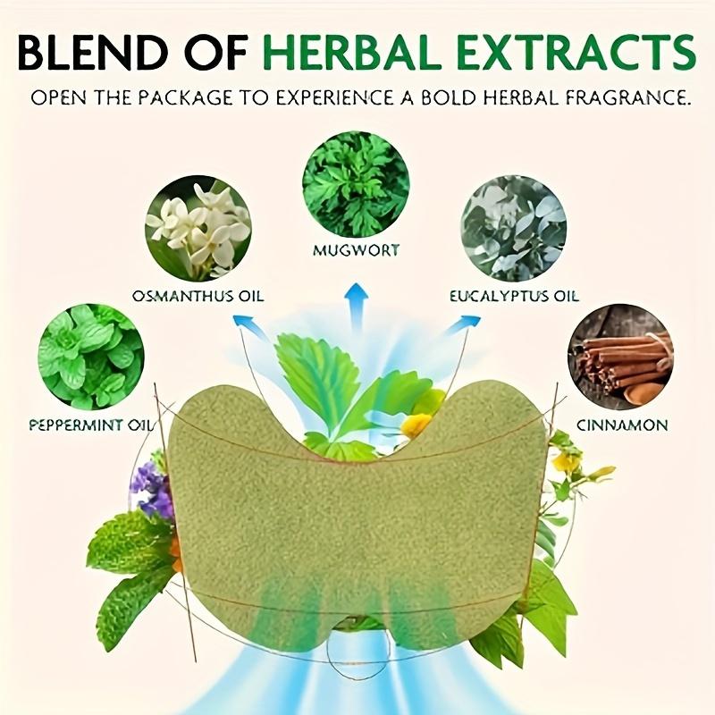 100 Pieces of Home Knee Joint Moxibustion Patches: Neck, Shoulder, Waist, Neck, Waist and Knee Joint Patches - Made of Soft Non-woven Fabric Material