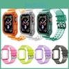 Clear Tpu Sport Strap For Apple Watch Series 1/2/3/4/5/6/7/se Adjustable And Precise Cutouts