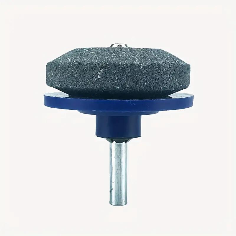 56MM Rasenmäherschärfer Vierschicht-Schleifstein Rasenmähermesserschärfer Doppelschleifbohrer Universalschleifbohrer schneidet