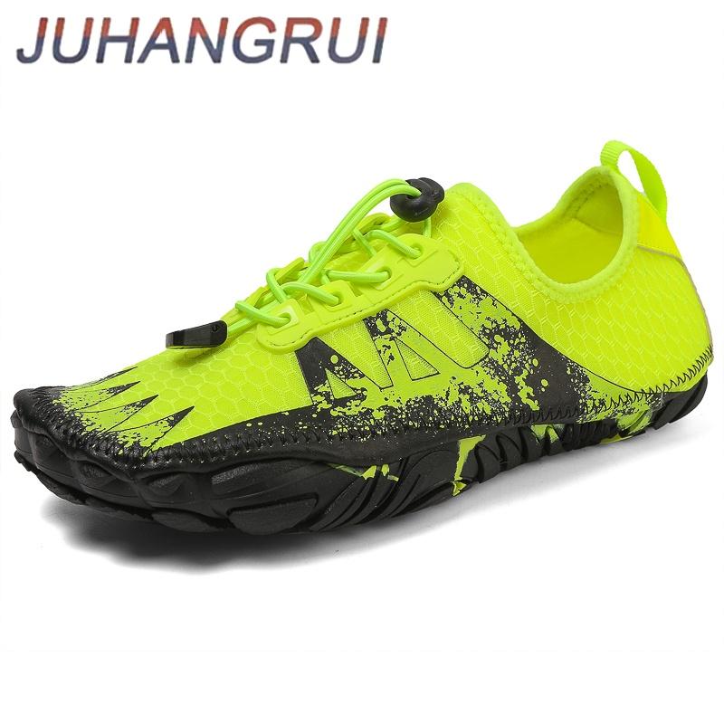 Men Aqua Shoes Breathable Sport Shoe Quick Dry River Sea Shoes Wading Water Shoe for Women Barefoot Beach Shoe Sneaker Anti-slip