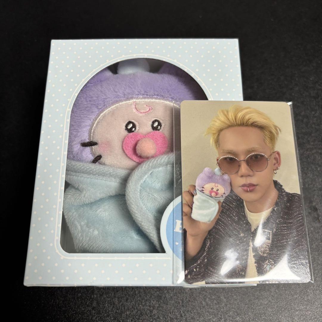 

[USED] TRESURE Hyunseok Baby Plush Toy with LINE Trading Card (TRUZ)