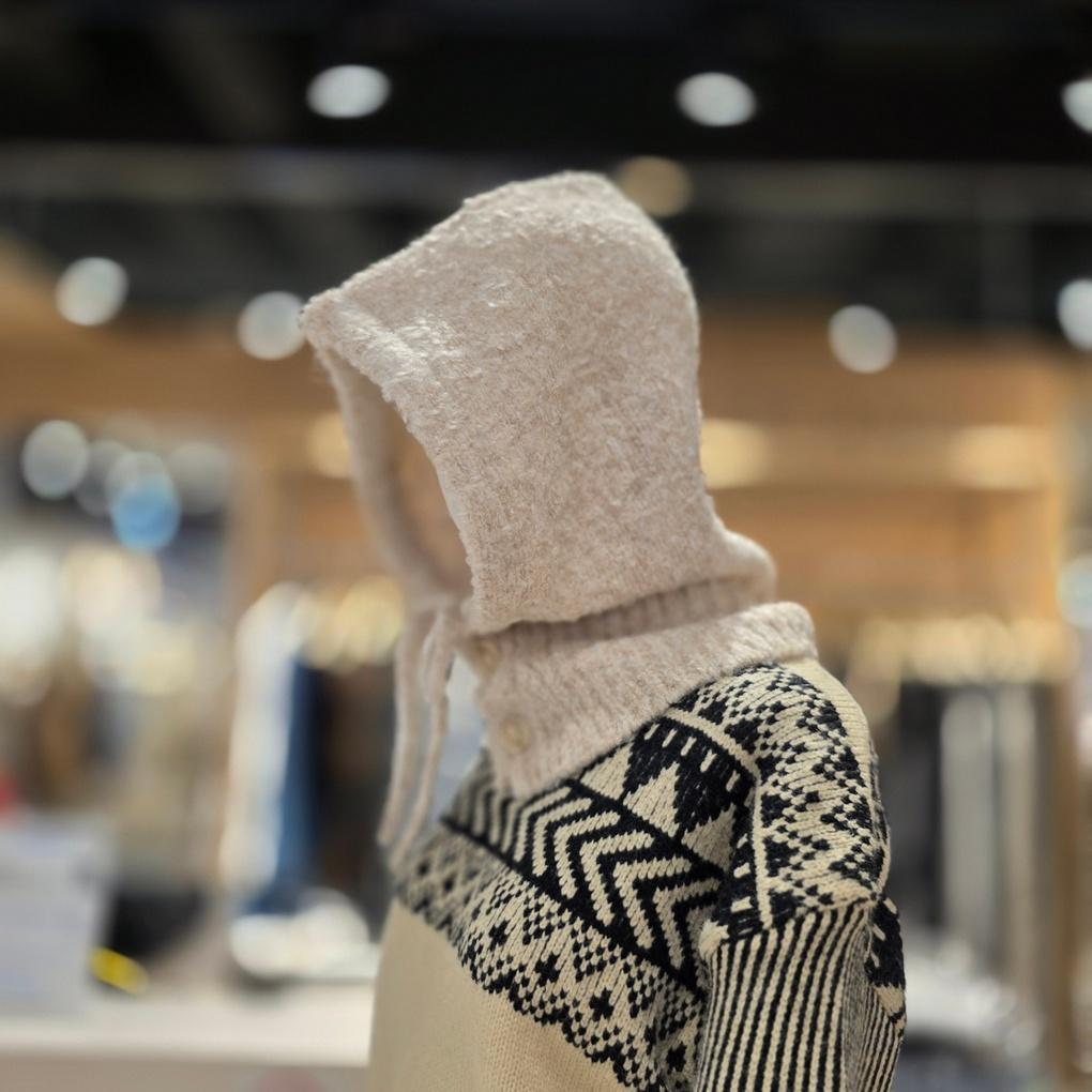 (PLASTIC ISLAND) Wool Blend Balaclava PR4AY532