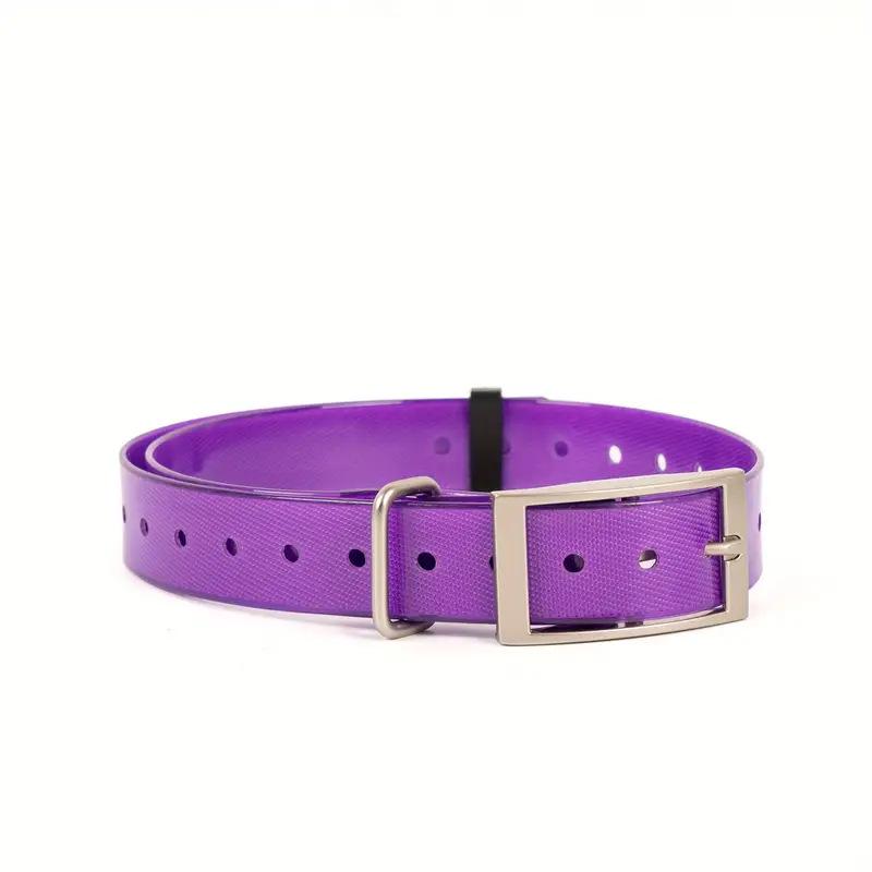 

Reflective Multicolor TPU Pet Collar with Locator for Cats and Dogs One Size фіолетовий