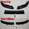 Samochodowy Przedni Zderzak Spojler Splitter Dyfuzor Deflektor & Dyfuzor Tylnego Zderzaka Do VW Golf 6 MK6 R R20 2008-2013 Canard Tuning