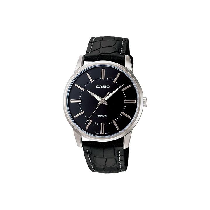 CASIO Men Standard Series 40mm Black Watch MTP-1303L-1AV MTP-1303L-1AV Black Dial