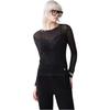 Sweaters Women's Black Crew Neck Moderate Other P27L2317999