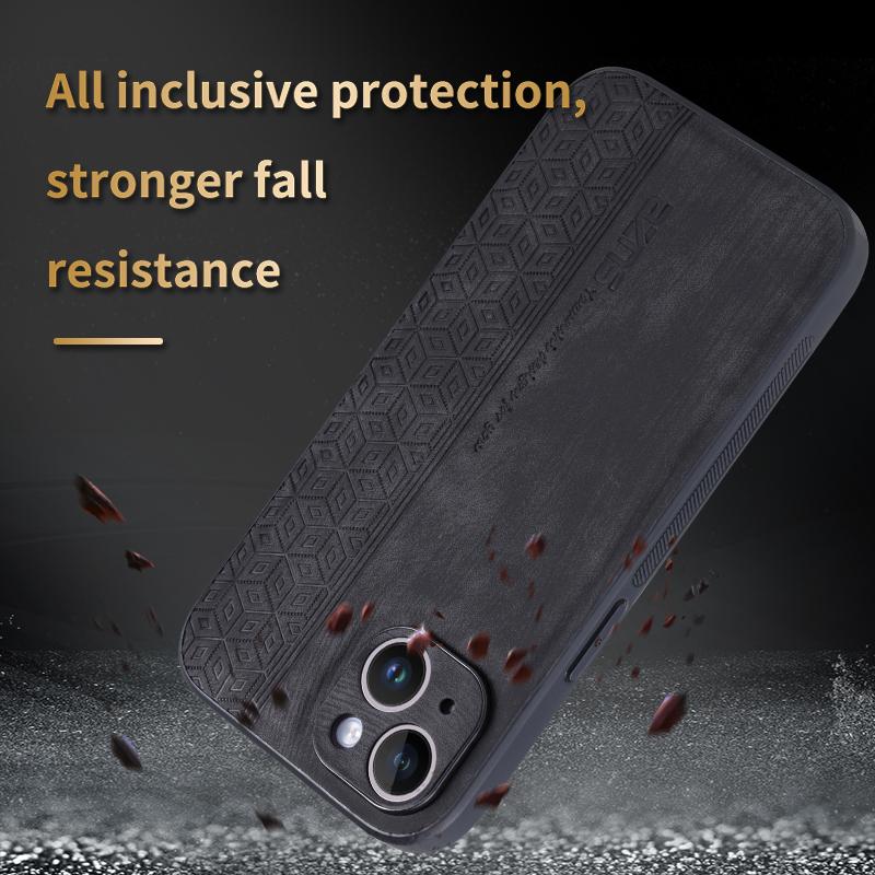 For iPhone 13 Skin Feel PU Leather Phone Cases Soft Back Cover Funda For iPhone 13 Capa Bumper