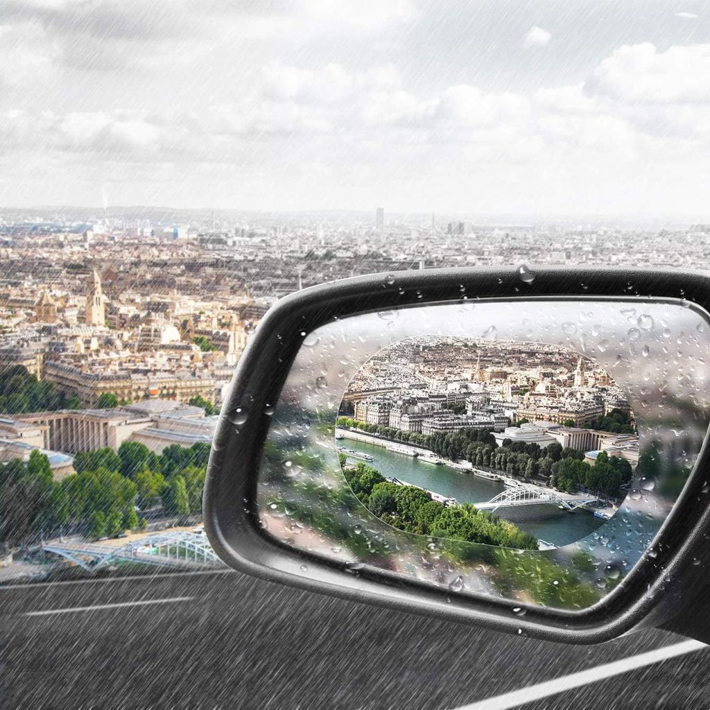 12 Pieces Car Rearview Mirror Film Rainproof Waterproof Anti Fog Nano Coating for Mirrors and Side Windows