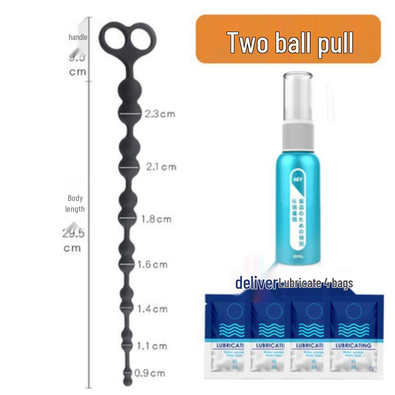 Versatile Extra-Long Anal Plugs: Large-Size Beaded Masturbators for Men and Women, Adult Toys