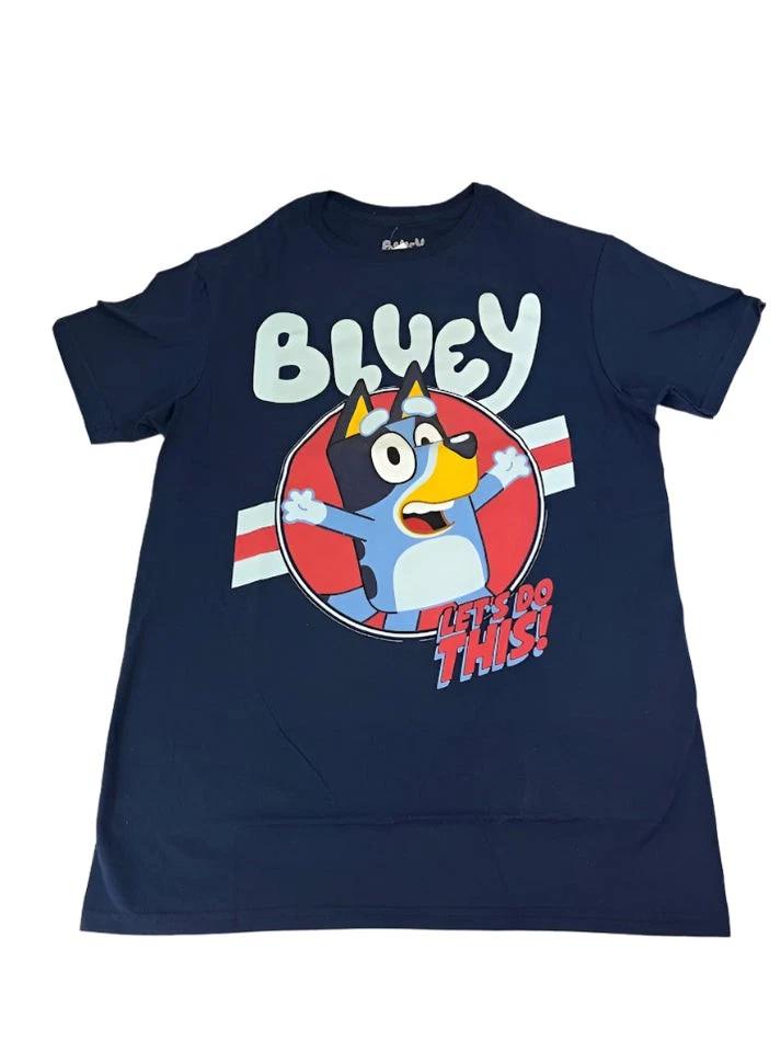 Bluey Dog Lets Do This TShirt New XL