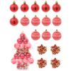 17Pcs 4CM Christmas Decoration Christmas Balls Hanging Xmas Tree Pendants Ornaments Party Home Decor 2026 New Year Navidad Gifts