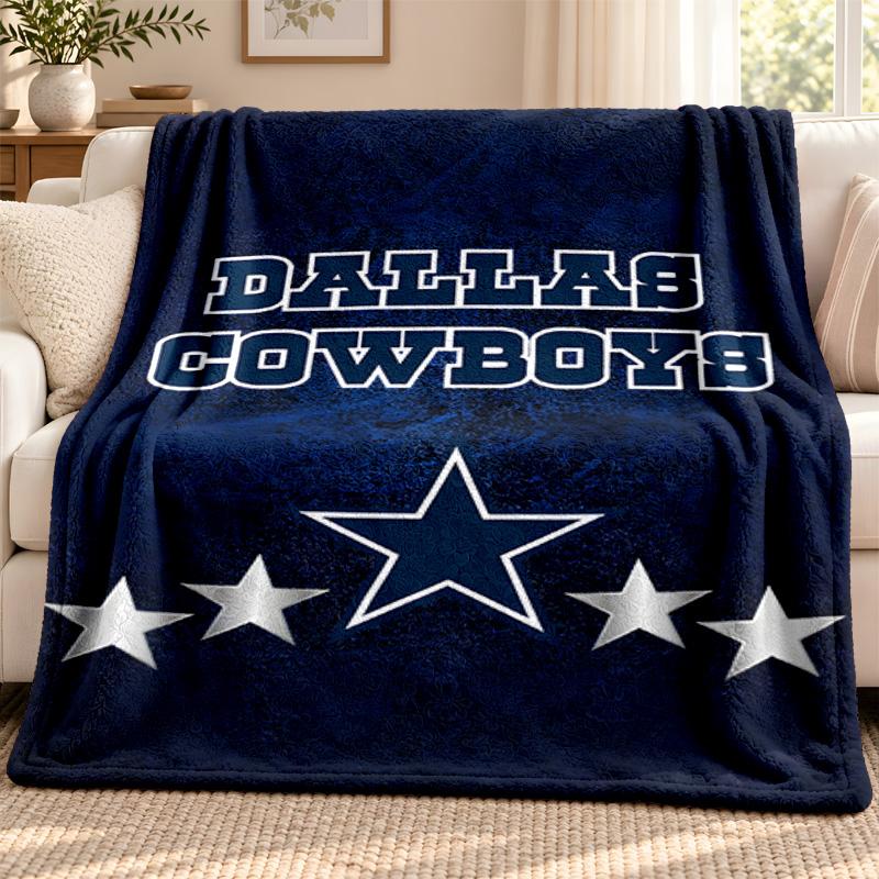 Dallas Cowboys blanket Flannel Blanket Soft Cozy Plush Throw for Sofa Bed Lightweight Home Decoration Outdoor camping