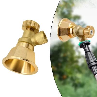 Copper Atomization Nozzle Agricultural Watering Gardening Supplies High Pressure Pesticide Sprayer Nozzle Adjustable