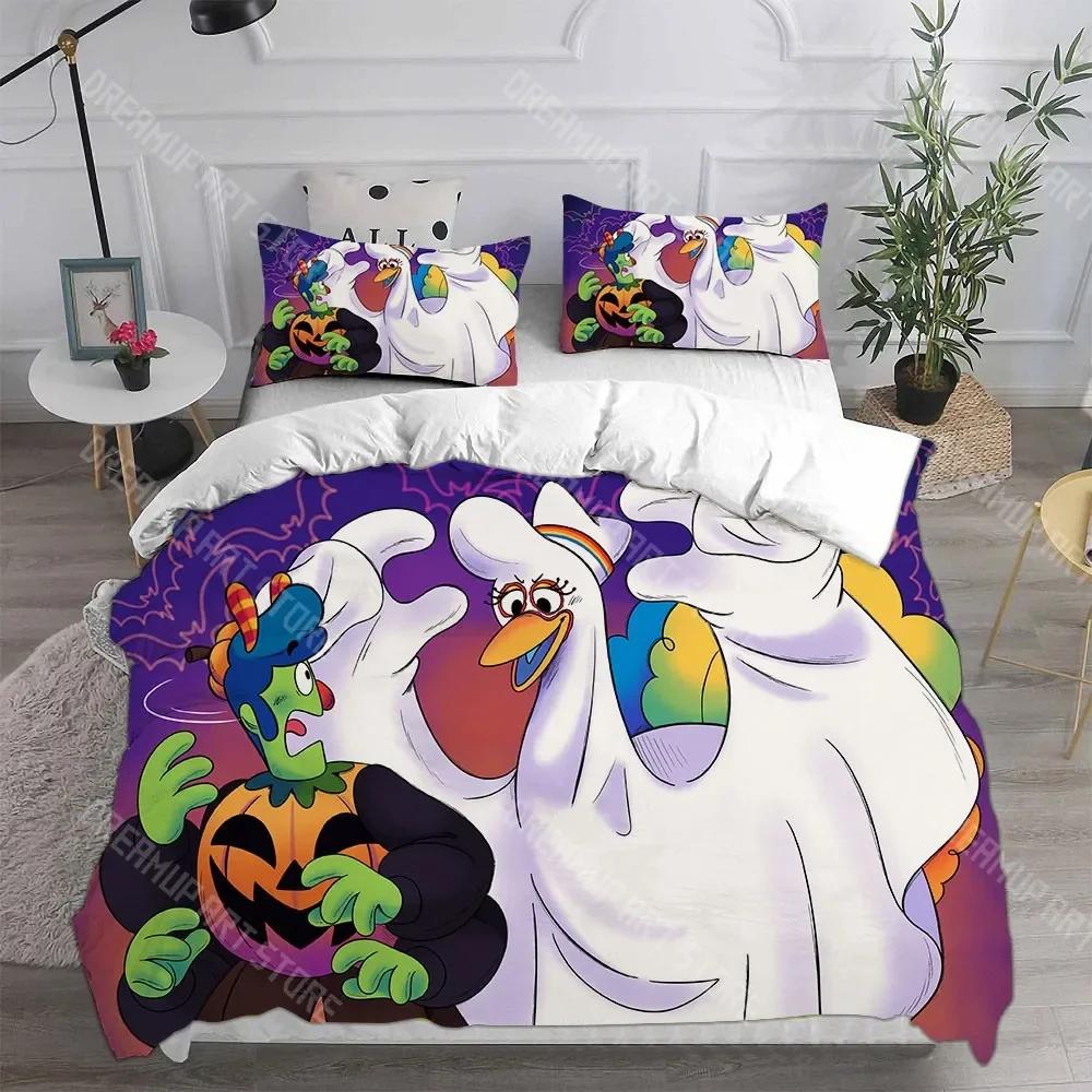 3D Print Welcome Home Anime Printed Bedding Sets Comforter Quilt Bed Cover Duvet Cover Pillow Case 2-3 Pieces Sets Kids Adult